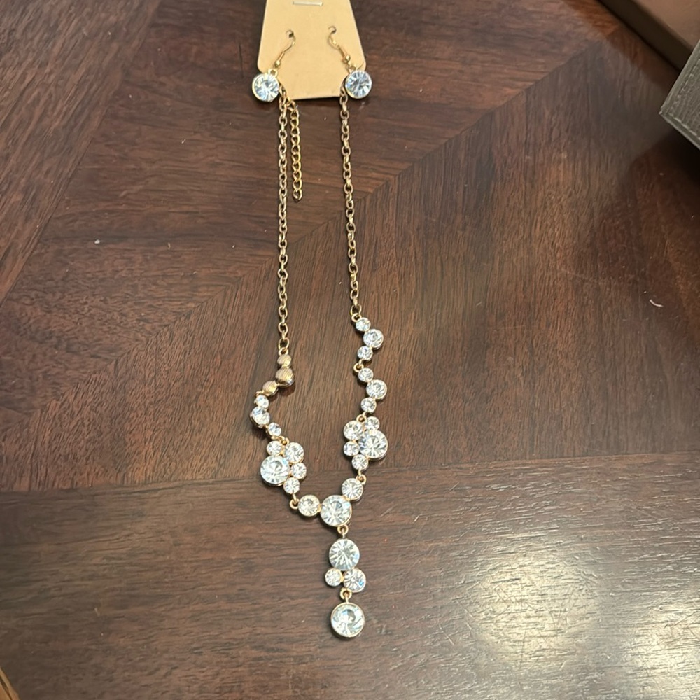 Costume Necklace and Earrings Set